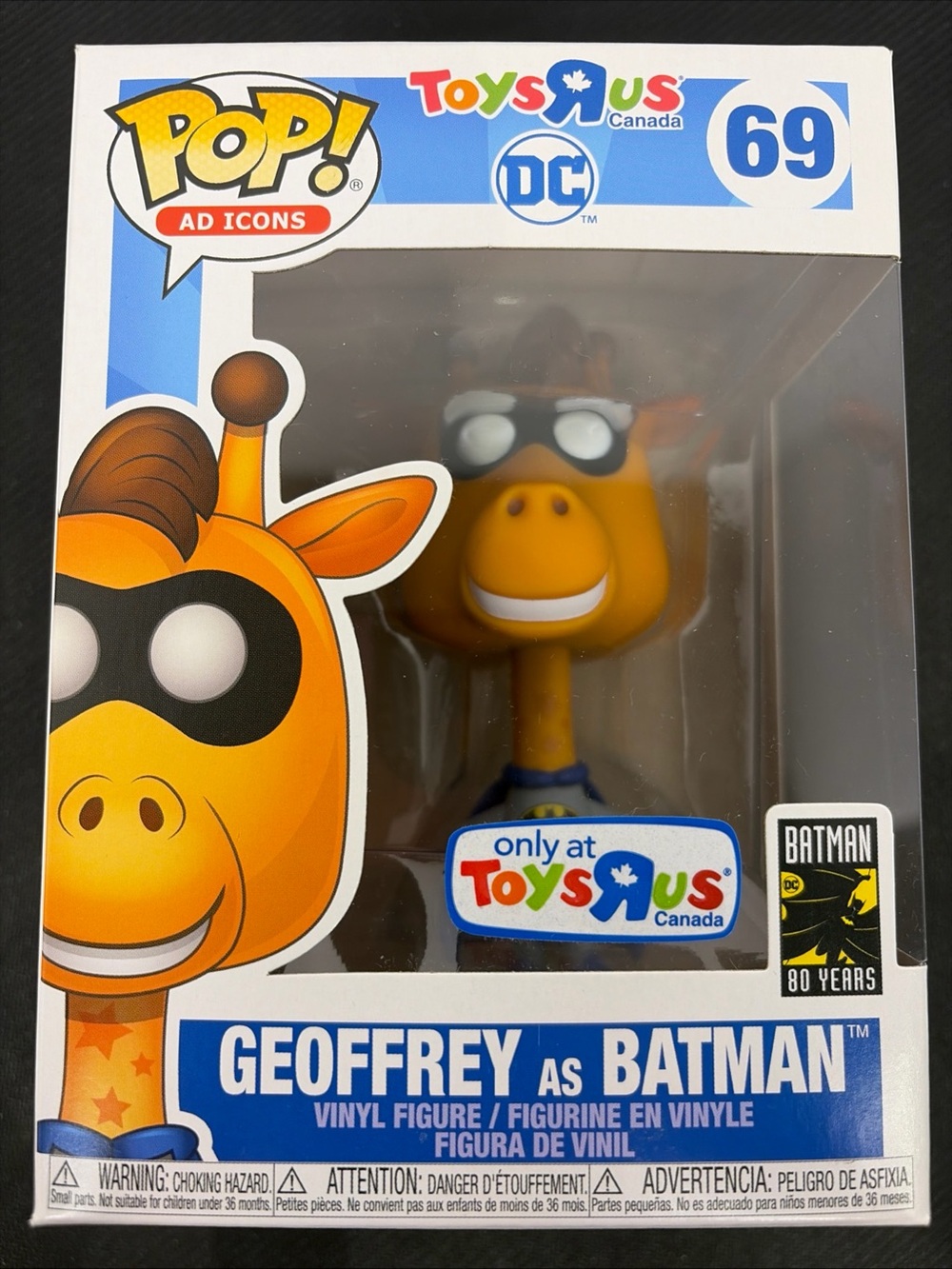 Funko Pop! Geoffrey as Batman Toys R Us Canada Exclusive #69 DC